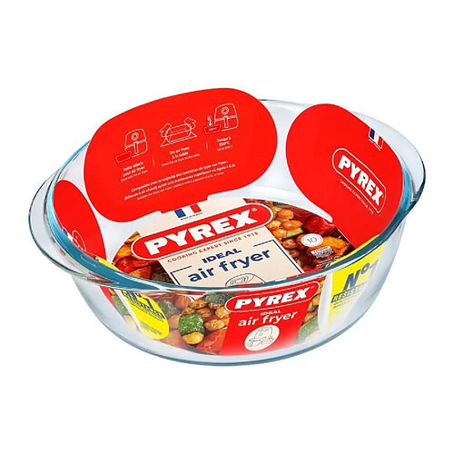 Pyrex plat pour airfryer en verre borosilicate