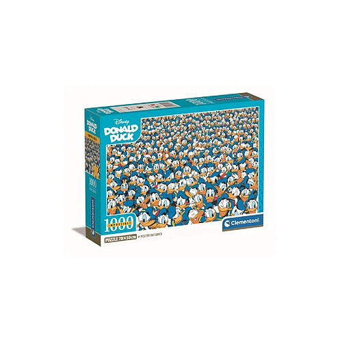 Clementoni Puzzle Donald - 1000 pièces