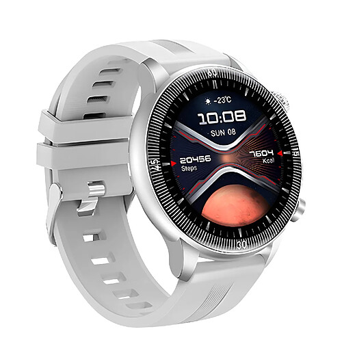 Hoco Hoko Montre Connectée Sport Bluetooth Étanche IP67 avec Suivi Santé Blanc