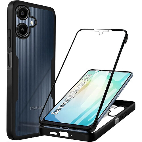 Coque 360 degrés intégrale pour Samsung Galaxy A06 4G / 5G Protection arrière Avant noir - XEPTIO