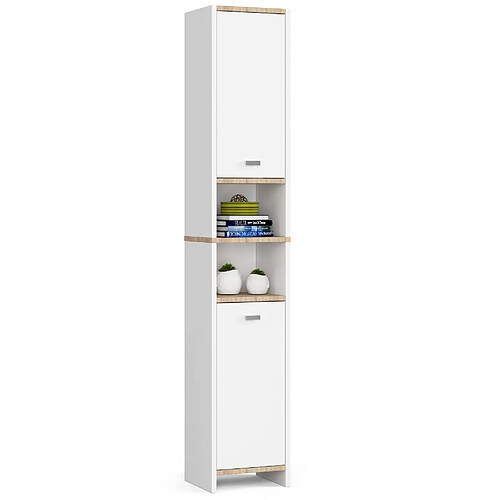 Akord meuble de salle de bain Beti - Blanc mat