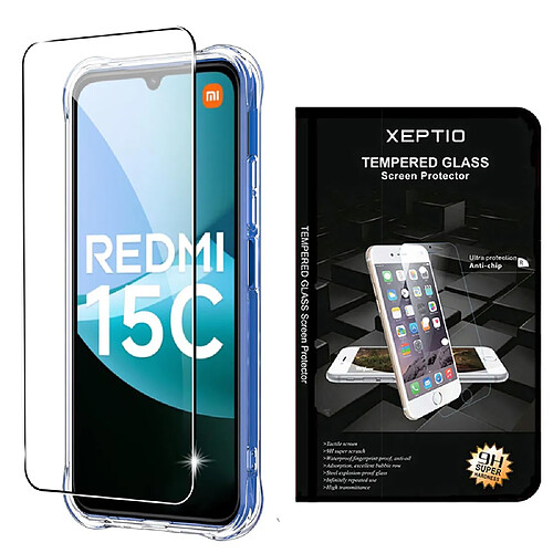 Protection écran Vitre en verre trempé pour Xiaomi Redmi 15C 5G - XEPTIO
