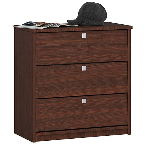 Akord Armoire à chaussures 3 abattants - Wengé