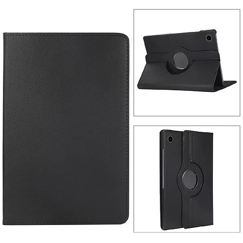 Xeptio Etui housse protection pour Samsung Galaxy Tab A11+ / Tab A11 Plus 11 pouces rotative 360 degrés noire Pochette coque