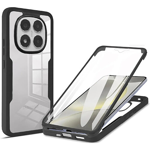 Coque 360 degrés intégrale pour Xiaomi Redmi Note 14 Pro 4G Protection arrière Avant noir - XEPTIO