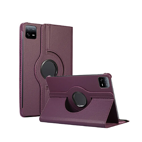 Xeptio Housse tablette rotative pour Xiaomi Pad 7 - 11,2 pouces - Violet