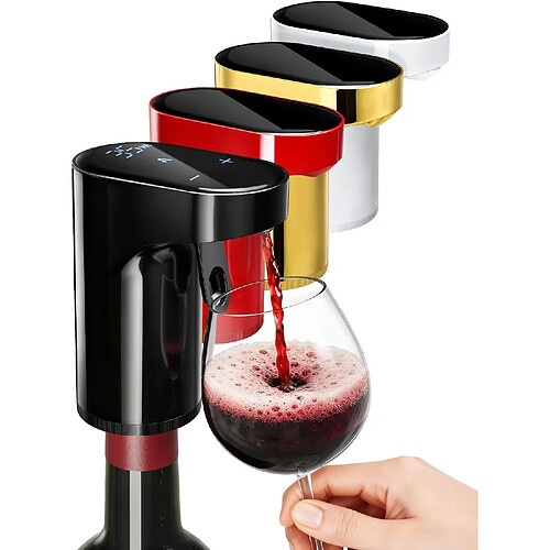 Vendos85 Coffret 4 pièces accessoires vin en bois poli