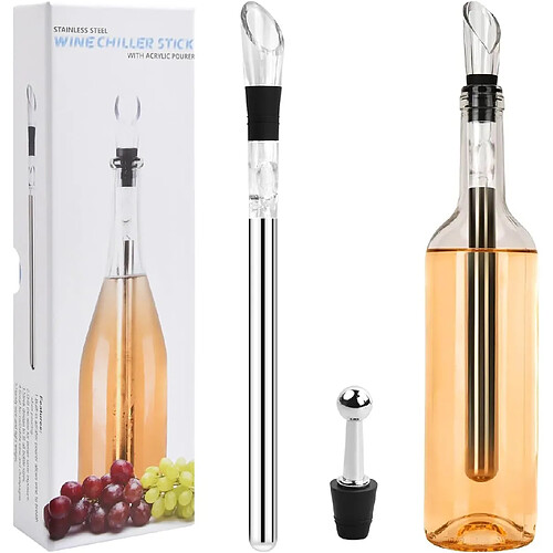 Vendos85 Refroidisseur de Vin 3-en-1 avec Bec Verseur