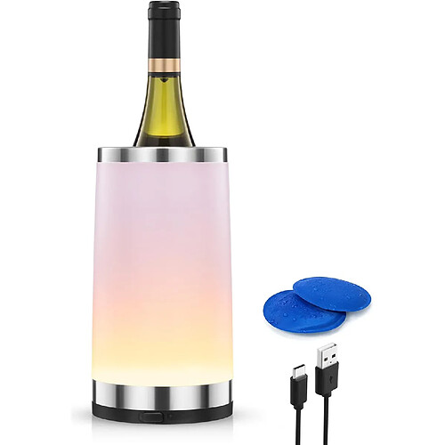 Vendos85 Refroidisseur à Vin Elrigs avec Lampe Ambiante