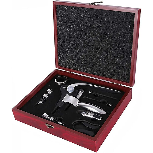 Vendos85 Ensemble d’ouvre-bouteilles 8 pièces avec coffret bois