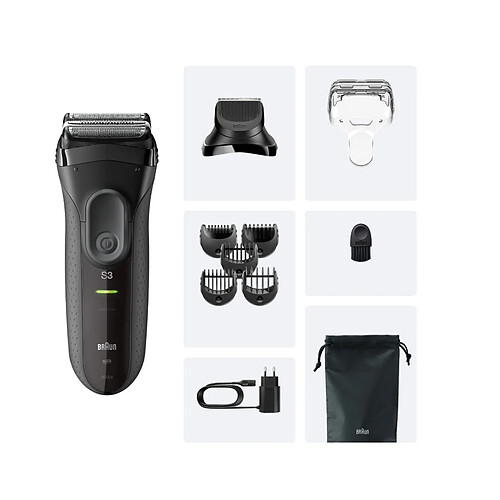 Rasoir électrique rechargeable - 3000BT - BRAUN