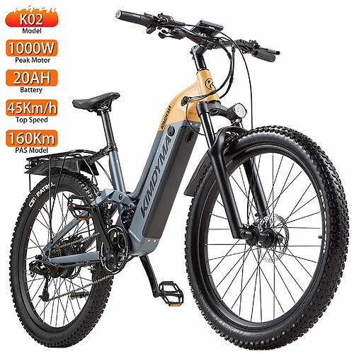 Vélo électrique Tout Terrain KIMDYMA K02 27.5" 1000W Moteur