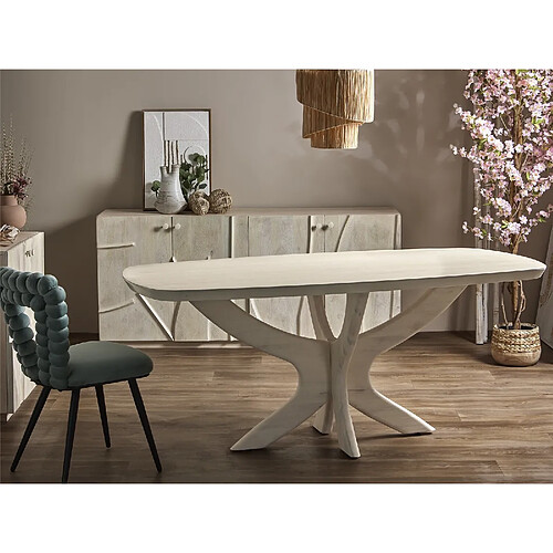 Alexandra House Living Table Ishaq Mango 180 x 90 x 77 cm