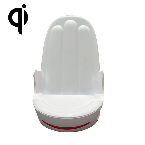 Chargeur Sans Fil 15W Avec Support Téléphone Magnétique Compact Et Pratique Blanc YONIS