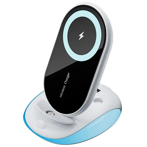 Chargeur Sans Fil 15W Design Élégant Pour Tous Smartphones Blanc YONIS