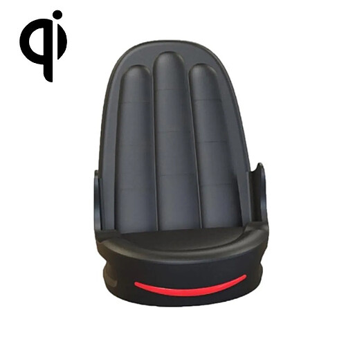 Chargeur Sans Fil 15W Avec Support Téléphone Magnétique Compact Et Pratique Noir YONIS