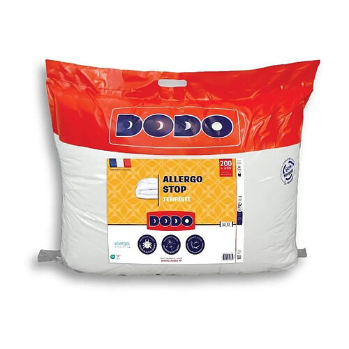 DODO Allergo Stop - Couette tempérée 300 g/m² - 200 x 200 cm - Blanc