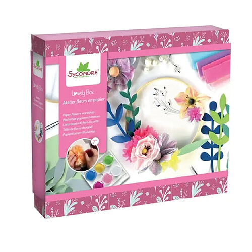 Au Sycomore LOVELY BOX - GM decoration et fleur en papier