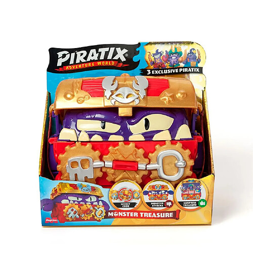 La Piraterie Coffre au trésor et figurines - Lot de 3
