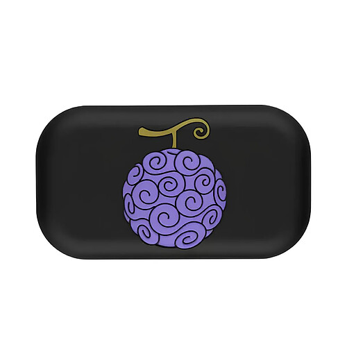MONEY WALKIE Porte-Monnaie Enfant Sans Contact avec Coque Motif Le fruit Gum Gum Noir