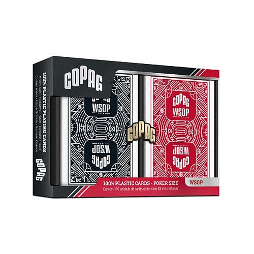 Copag World Series Of Poker (WSOP) Double jeu 110 cartes poker 100% plastique
