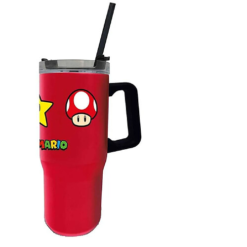 Stor G3891 Bouteille 940 ml isotherme Super Mario rouge