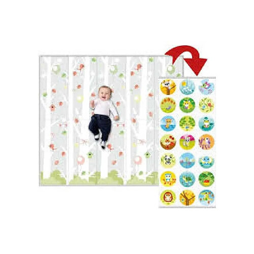 Chicco 12166000000 Tapis Maxi 2 en 1 XXL 200 x 180 cm Tapis d'éveil réversible