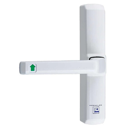 Heracles Crémone pompier à poignée rotative 2600 mm blanc RAL9010