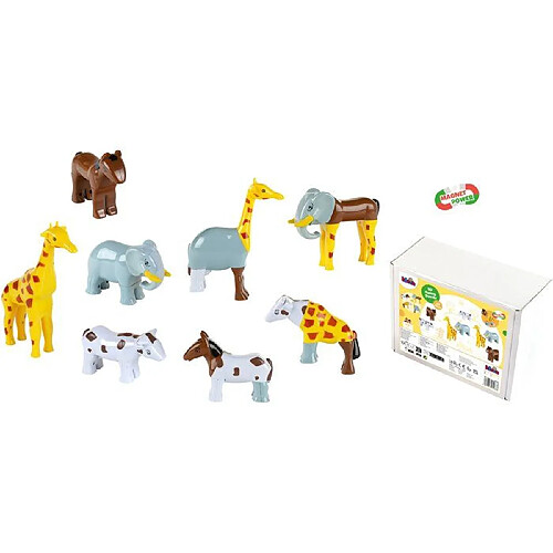 Klein Funny Puzzle animaux magnétiques - Multicolore