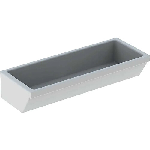 Geberit PUBLICA 00762000000 Lavabo collectif mural 100x39 cm sans trop-plein