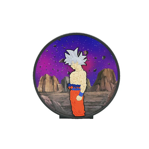 TEKNOFUN BM-248628 Lampe décorative Dragon Ball Goku Ultra Instinct ronde 300×350×125 mm