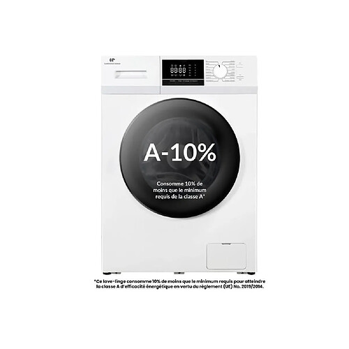 Continental Edison CELL10140W3 Lave-linge hublot 10 kg 1400 trs/min blanc