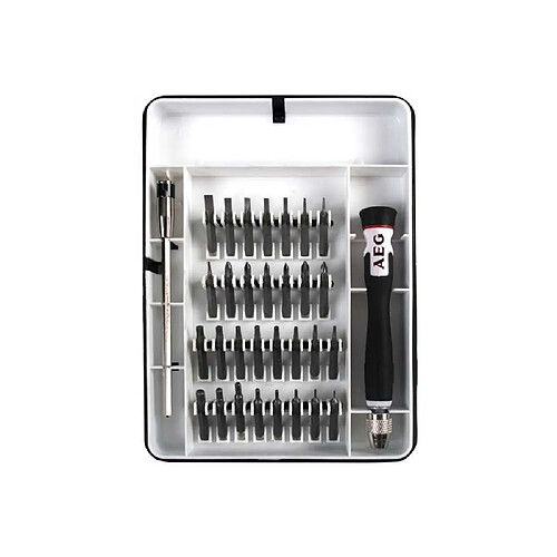AEG 005068 Coffret d'embouts de précision 30 pièces gris