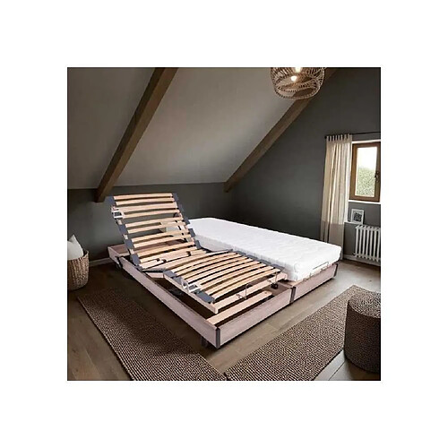 WEBED TALCA Ensemble relaxation 2x70x190 Mousse ferme Lit 140x190