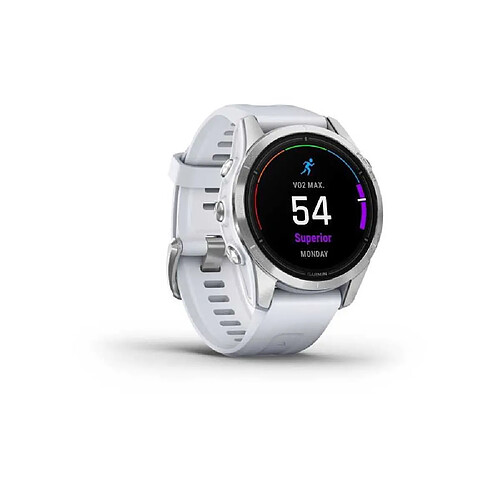Garmin Epix Pro (Gen 2) 42 mm Montre 1,2" AMOLED 32 Go argent/blanc