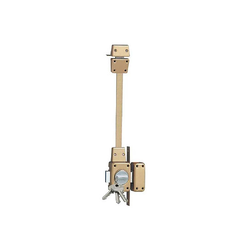 Iseo 1520 Verrou en applique 2 points droit cylindre 45 mm