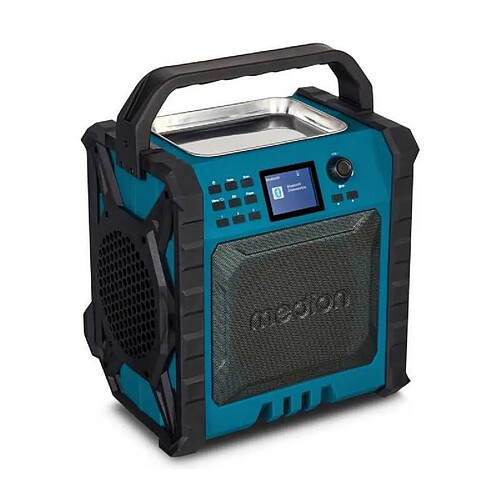 Medion Radio d'Extérieur IP54 30W DAB+ Bluetooth 5.3 écran 6,1 cm