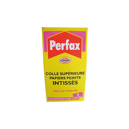 Perfax Colle pour papiers peints intissés 200 g prête en 3 min