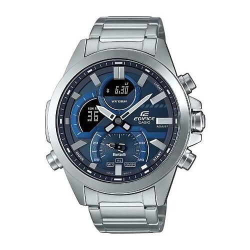 Casio ECB-30D-2AEF Montre 52,3 mm Chronographe Bluetooth Bleu