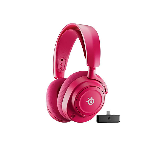 SteelSeries Arctis Nova 7X Gen 2 Casque gaming sans fil Magenta USB-C Bluetooth 50h