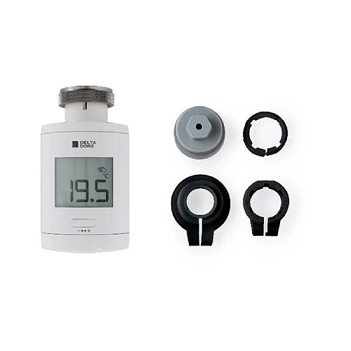 Delta Dore TRV 1.0 Adapt Tête thermostatique pour radiateurs à eau 57x101x57 mm
