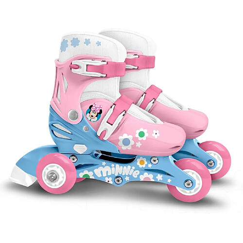Mickey Minnie MN432042 Trottinette pliable enfant Minnie 2 roues Rose plateau aluminium