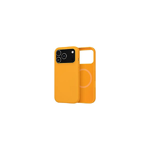 Xeofix CQ SILI MG IP17PM Coque silicone MagSafe iPhone 17 Pro Max orange