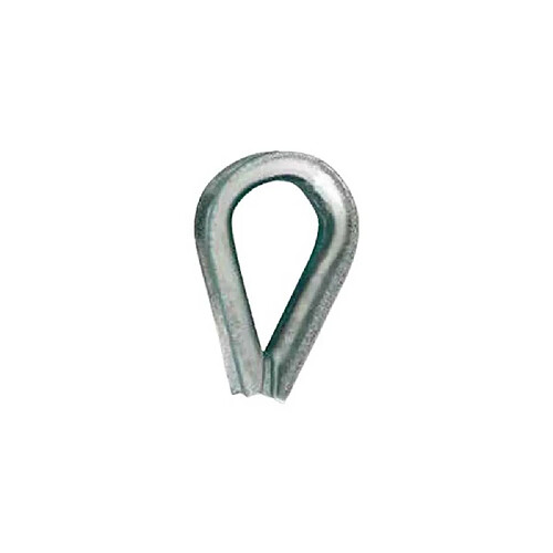 Chapuis 320/5Z Cosse-cœur pour câble 5 mm acier zingué