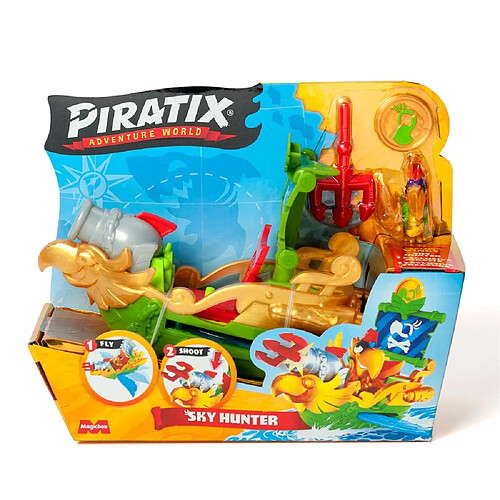 PIRATIX Sky Hunter - Bateau pirate volant multicolore