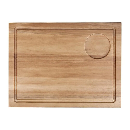 Grande planche à steak en bois d'acacia 31x24x2.5 cm - Olympia