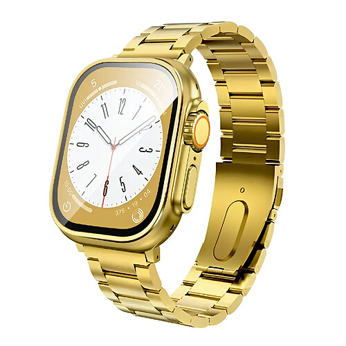 Hoco Hoko Montre Connectée Bluetooth 5.3 Étanche IP67 avec Grand Écran et Suivi Santé Dorée