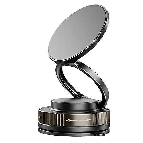 LinQ Support Magnétique pour Smartphone Rotatif et Fixation Ventouse Noir