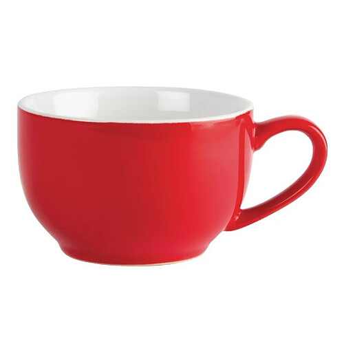 Tasse à café Olympia rouge 228ml - Vendus par 12
