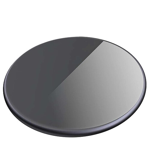 Crong Chargeur sans Fil Induction Qi 15W Verre Trempé PowerSpot Charge Rapide Noir